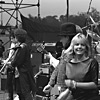 1984 Steve Wickham plays with Dylan at Slane, Ireland